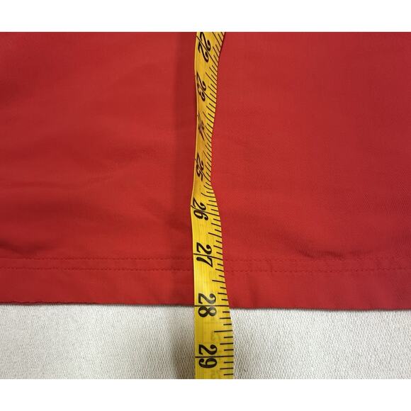 Vintage Nike Windbreaker Red Pullover Jacket Side & Sleeve Zips Large (12/14) - Picture 7 of 9